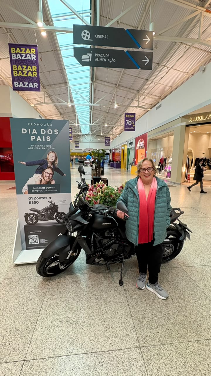 Campanha de Dia dos Pais já tem ganhadora no Shopping Pelotas